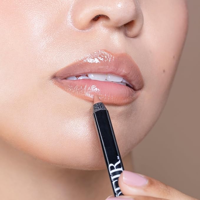 OFIR Longwear Demi-Matte Lip Pencil | Smudge-Proof, Easy Glide, Hydrating, Long-Lasting Color | What eh-ver! - Nude Brown Lip Liner Pencil | 0.042 OZ