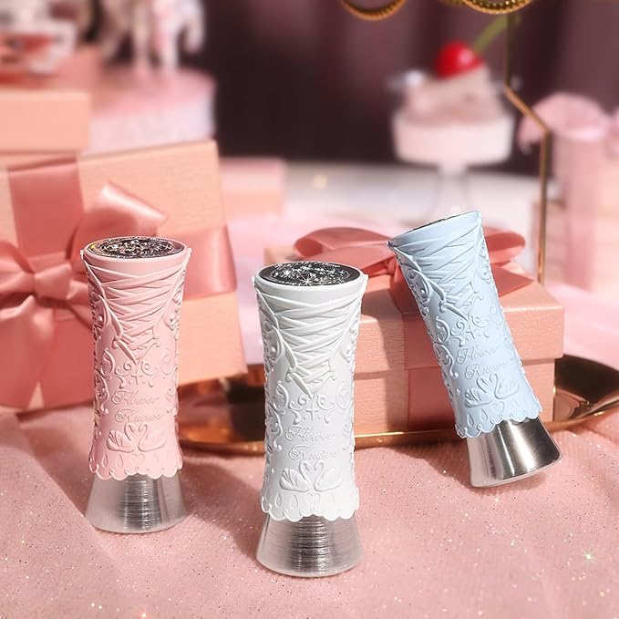 Flower Knows Swan Ballet Shine Lipstick,Hydrating Solid Lip Gloss,Moisturizing Red Tinted Lip Balm-Long Lasting Lip Gloss in Balm for Girls&Women,Vegan & Cruelty-Free(B09 Midsummer Night)