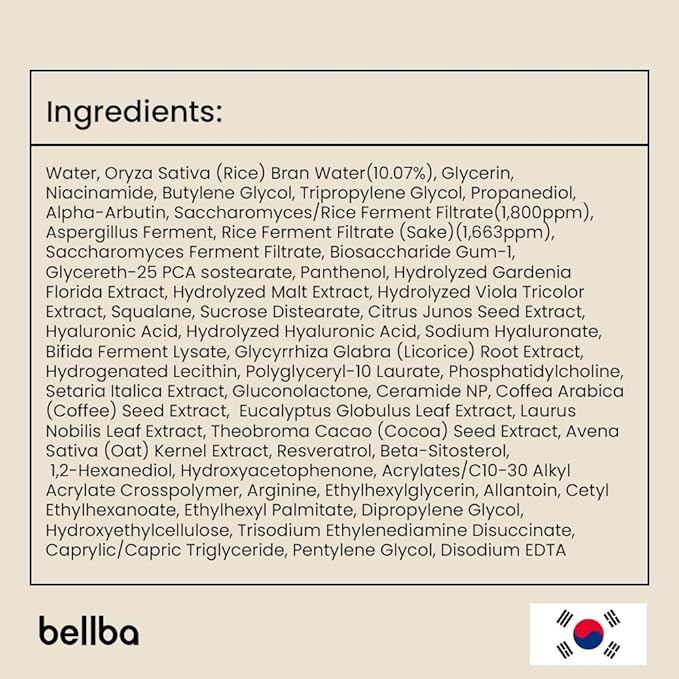 Dewy Rice Essence Korean Serum for Face - K-beauty Skincare Rice Serum - Get Even Tone and Glass Skin - Hydrating, Lightweight, Non-Comedogenic (1 fl.oz)