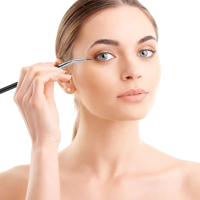 6 Pack Eyelash & Eyebrow Combs, Dual-ended Spoolie Mascara Brush and Lash Separator Tool for Eyelash Extensions