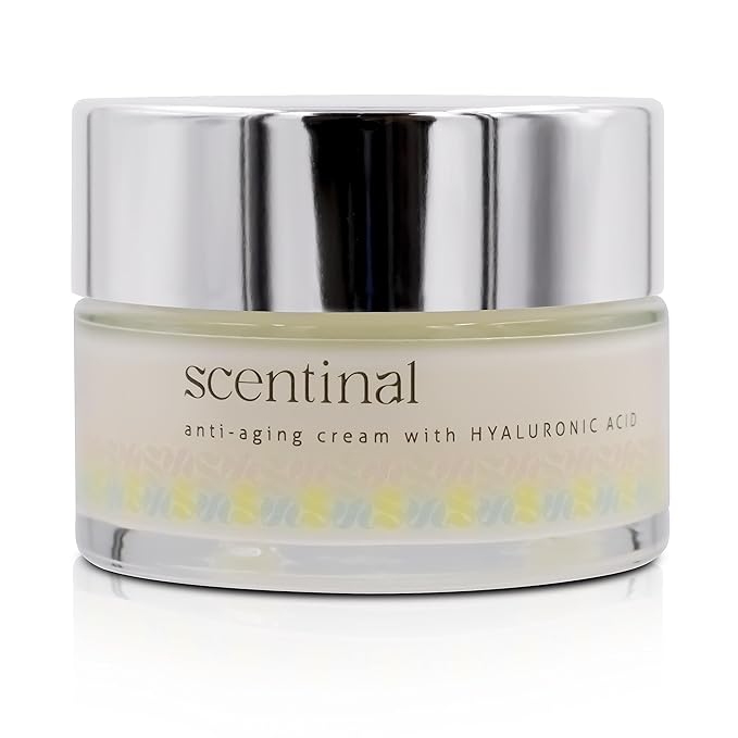Scentinal Anti-Aging Cream - Nourishing Hyaluronic Acid Moisturizer for Youthful Skin 50 ml/1.7 Oz