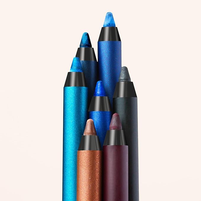 Just Smoky Eye Pencil - Eyeliner Pencil with Built-in Smudger - Waterproof Formula - Matte Finish - 001 Just Black - 0.04 oz