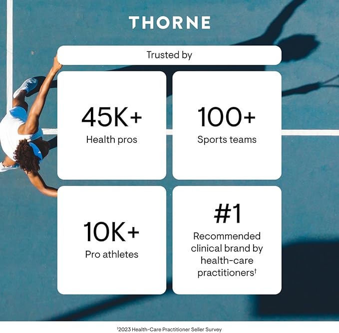 THORNE Creatine - Micronized Creatine Monohydrate Powder - Support for Muscles & Cognitive Function* - for Women & Men - Unflavored - NSF Certified for Sport - 5 g per Serving - 30 Servings