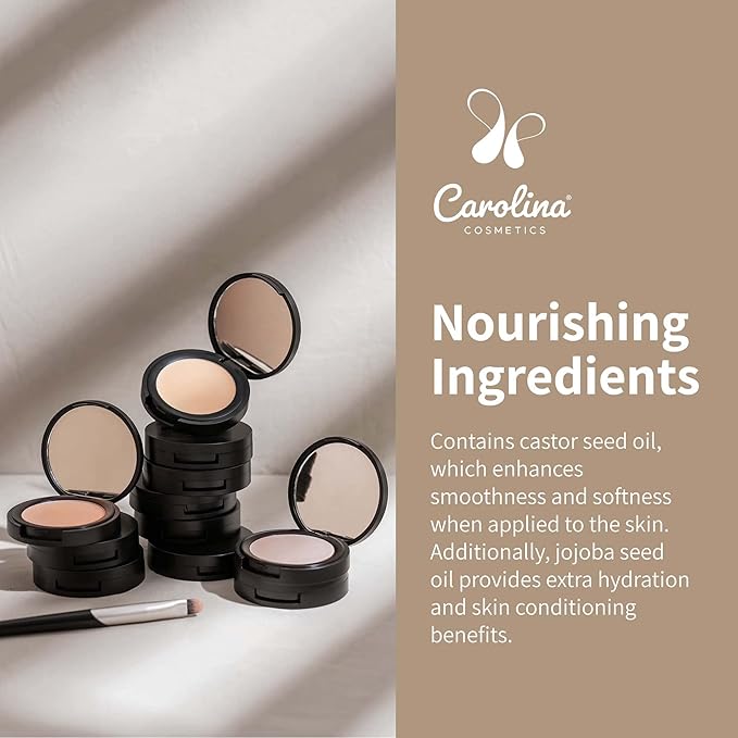 Candelilla Cream Concealer in Himalayan Color - Vegan, Non-GMO - Minimizes Dark Circles, Blemishes & Uneven Skin Tone - 0.11 oz