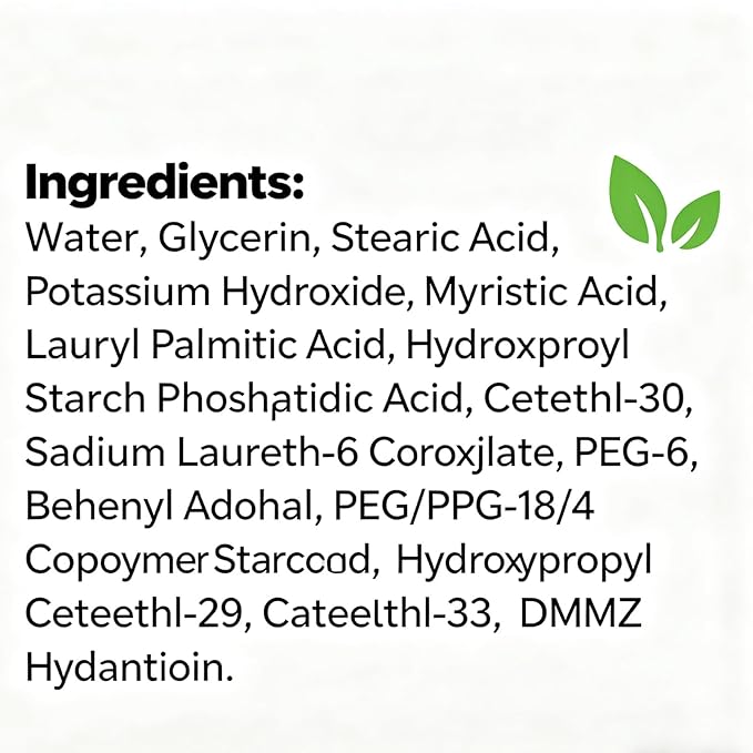 PORCOPE Oil Control Cleanser, Gentle Sea Salt Cleanser Foroily Skin Sensitive Skin, Daily Face Wash 200ml