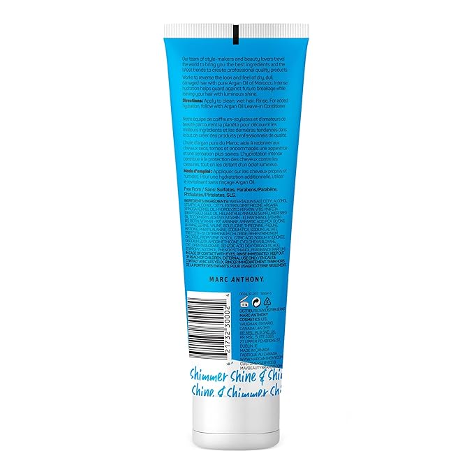 Marc Anthony Argan Oil Conditioner with Keratin - Moisturizing & Hydrating for Dry, Dull Hair - Repairs, Strengthens & Revives Shine with Nourishing Argan Oil of Morrocco - Sulfate Free & Paraben Free