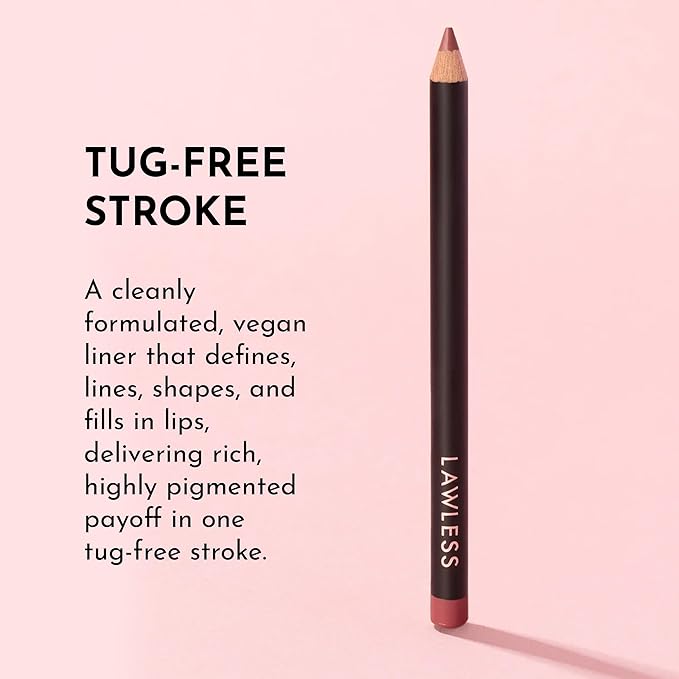 Lawless Women's Forget the Filler Definer Liner, Desert Mauve, Pink, 0.04 Ounce