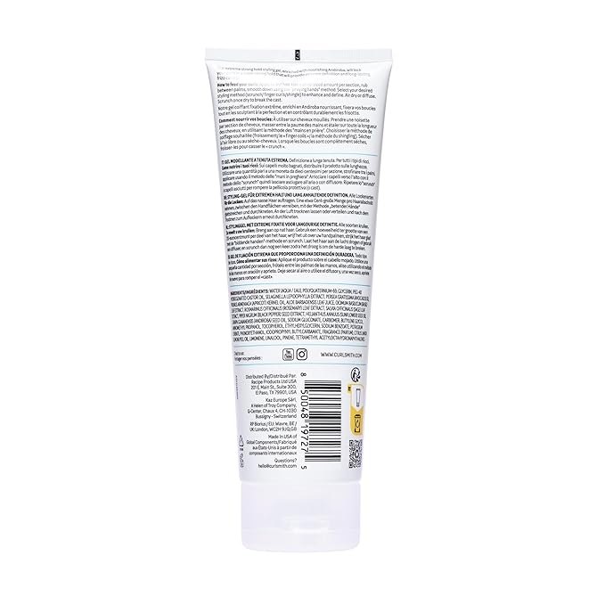 CURLSMITH - In-Shower Style Fixer - Vegan Extreme Hold Styling Gel for Dry, Wavy, Curly or Coily Hair (8oz)