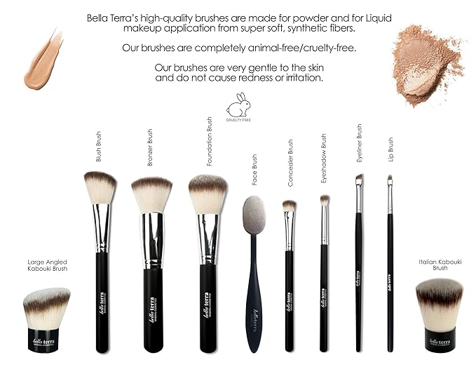 Bellaterra Cosmetics Mineral Powder Foundation | Long-Lasting All-Day Wear | Buildable Sheer to Full Coverage – Matte | Sensitive Skin Approved | Natural SPF 15 (Brown Sugar) 9 grams