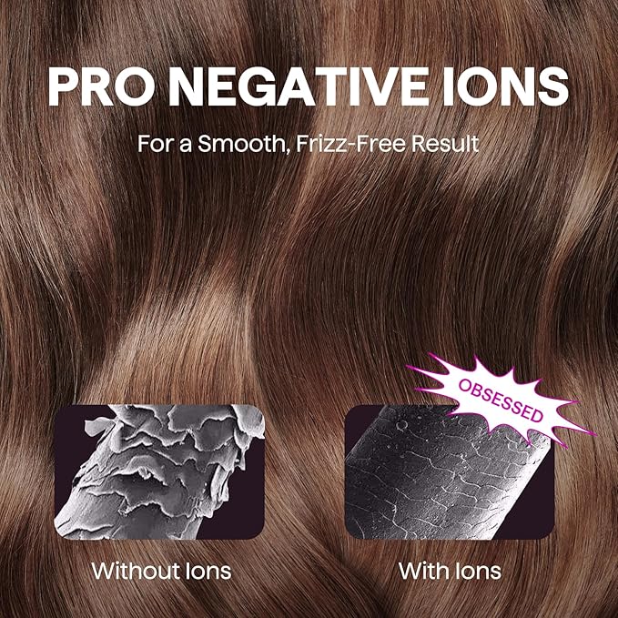 Hair Dryer, Wavytalk Turblow Pro Fast Drying Blow Dryer, High Speed Hair Dryer for Women with 110,000 RPM, Pro Negative Ions for Reduces Damage, Frizz Smoothing, 3 Speeds &3 Temps, One Cool Shot, Grey