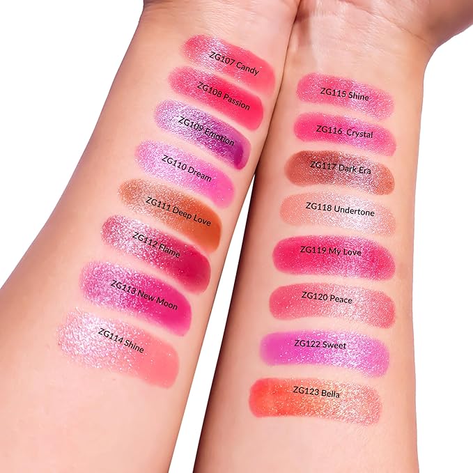 Brown Lipstick Moisturizing for Women Shimmer Tinted Lip Balm Hydrating Nourishing Chocolate Lip Gloss Vegan& Cruelty Free Lip Makeup, ZG117 Dark Era