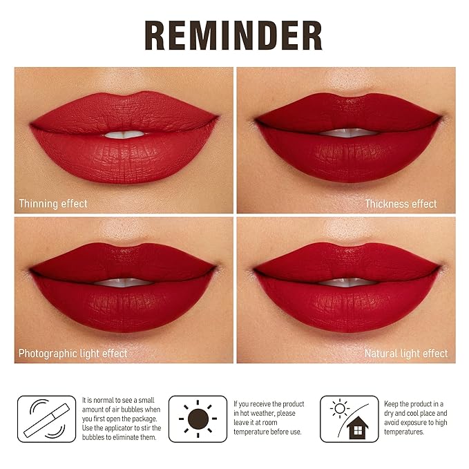 MAKI YIKA Hot Pink Lipstick for Women Color Stay Long Lasting Lipsticks, No Smudge Matte Liquid Lipstick Transferproof Cruelty-Free Lip Color |Pink Soul