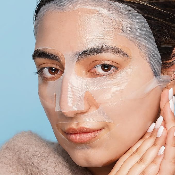 Clinical Resolution Peptide Aqua Gel Mask Instant Hydration, Soothing & Cooling, Helps Comfort Skin After Professional Treatments, Reduces Visible Redness and Sensitivity, (5 Boxes, 5 per Box)