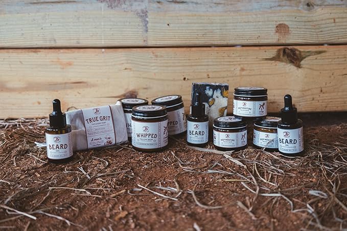 John Wayne Inspired Deep Moisture Tallow Salve – Cigar and Saddle Scent – Soothing Balm for Dry, Cracked Skin – Grass-Fed Tallow, Lanolin & Beeswax – 2 oz