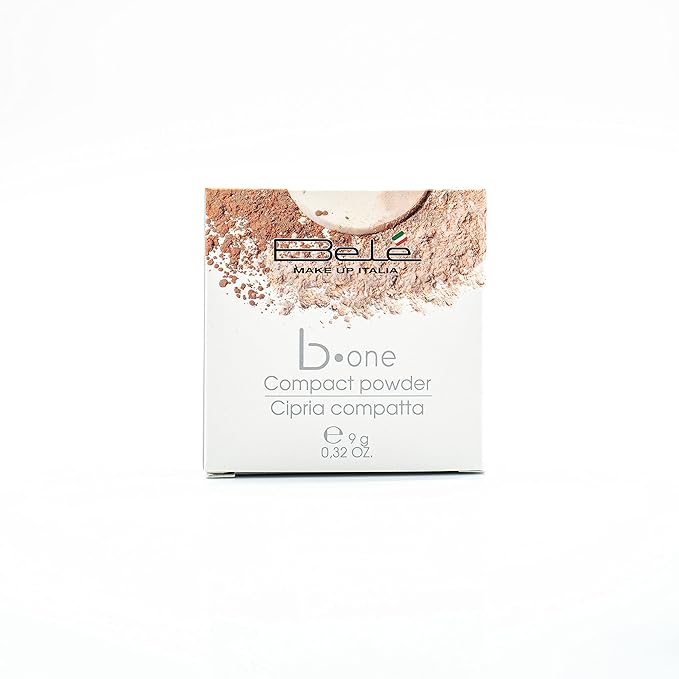 Belé MakeUp Italia B.One Compact Powder (Apricot) (Made in Italy)