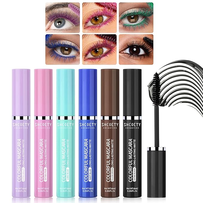 Brown Mascara Makeup, Volumizing, Lengthening, Defining, Multiplying, Smudge-Proof Formula, Long-Lasting Curl Eye Makeup