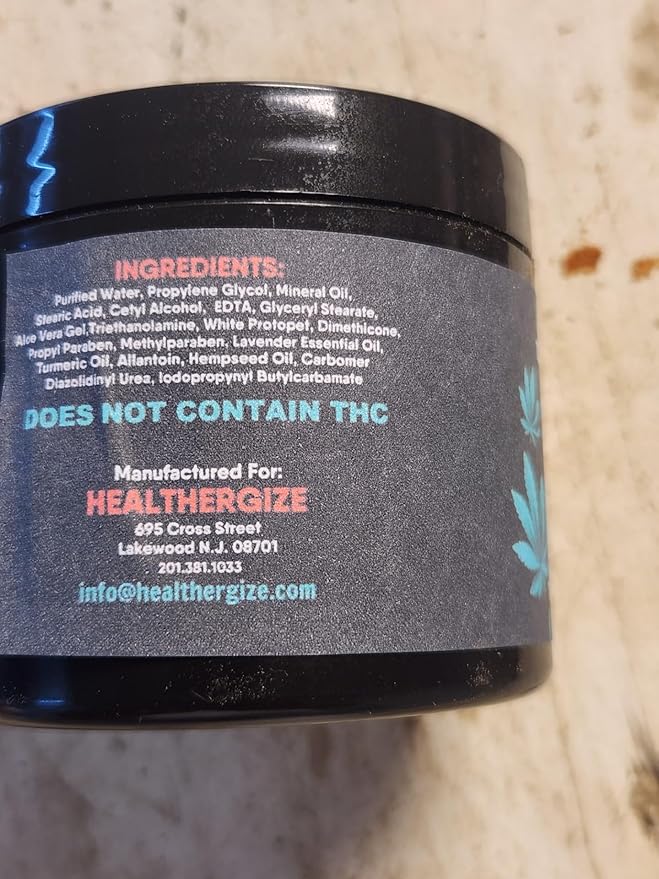 Hemp Cream Maximum Strength-Full Body Hemp Lotion Relief-Instant Results-Hemp Oil Infused-Lavender, Aloe, Turmeric, Aches, Muscles, Joints, Back, Knees, Neck-Made in USA