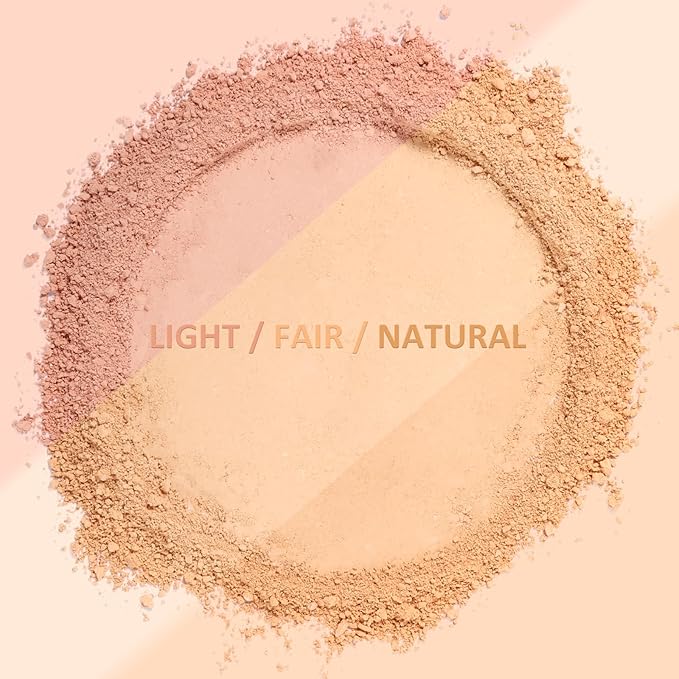 UCANBE 2-in-1 Set & Prime Pressed Setting Powder – Lightweight Foundation Coverage & Oil Control, Hydrating | Long-Lasting | Alcohol-Free | Paraben-Free | Smooth Matte Finish (Fair)