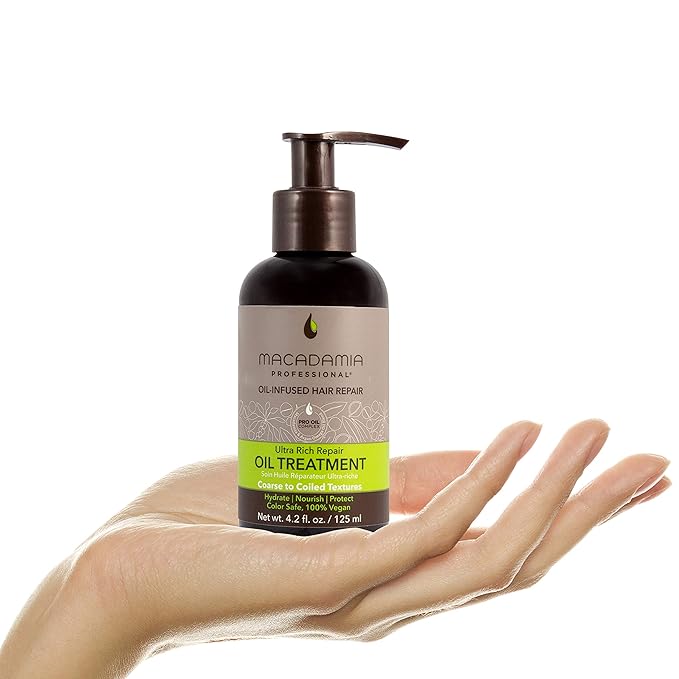 Macadamia Professional Ultra Rich Hair Repair Oil Treatment, 4.2oz