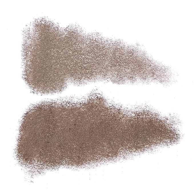 Arches and Halos Duo Luxury Brow Powder - Eyebrow Shaper and Color - Powder Compact with 2 Neutral Shades - Dark Brown - 0.1 oz