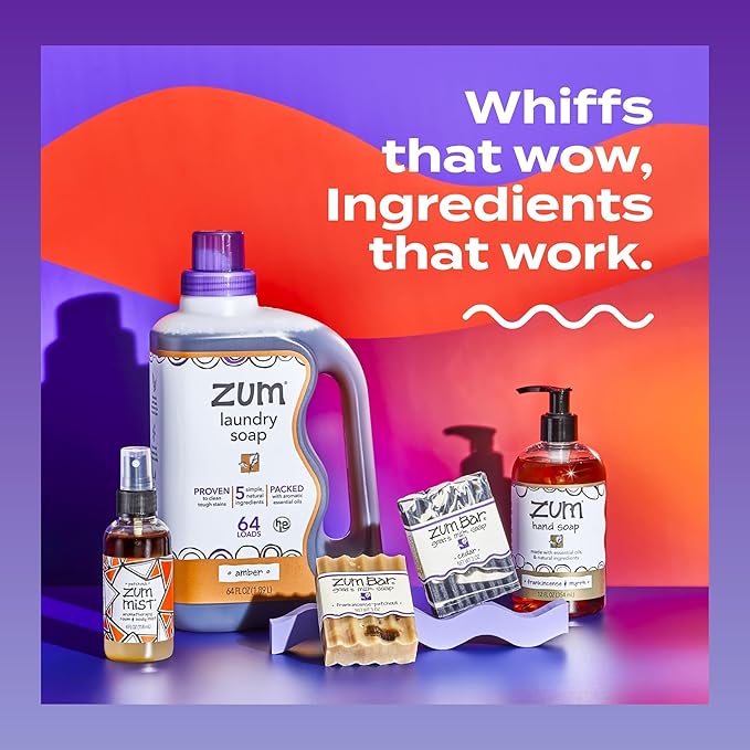 Zum Indigo Wild Goat's Milk Soap Bar - Bar Soap for Hands & Body Made with Essential Oils - 3 oz - Patchouli (6 Pack)