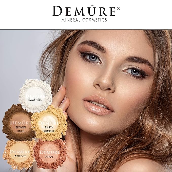 Demure Mineral Make Up (Brown Liner) Eye Shadow, Matte Eyeshadow, Loose Powder, Eye Makeup, Professional Makeup