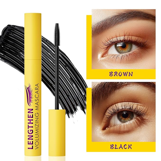 Bubble Mascara – Lightweight Volumizing Mascara for Fluffy, Lifted Lashes – Smudge-Proof, Jet Black Formula for Bold Curl, Lash Separation & Long-Lasting Bouncy Volume – No Clumps or Flakes