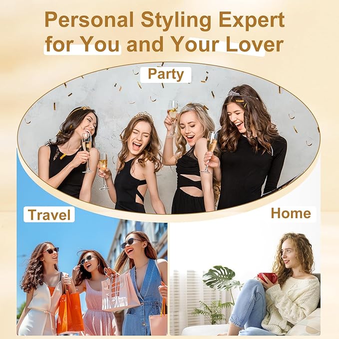 Hair Dryer Brush, 8 in 1 Professional Hot Air Styler, 110,000 RPM High-Speed, Fast Drying - NO Heat Damage Blow Dryer Brush for Curling, Volumizing, and Straightening