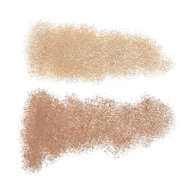 Arches and Halos Duo Luxury Brow Powder - Eyebrow Shaper and Color - Powder Compact with 2 Neutral Shades - Sunny Blonde - 0.1 oz