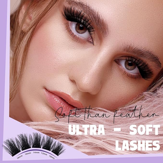 B&Q Lash Extension Kit F05 Eyelash Extension Kit 144 PCS Ultralight Eyelash Clusters Lash Clusters Kit 8-18MIX DIY Ultra-Soft False Eyelashes at Home with Lash Applicator Tools (Kit,F05)