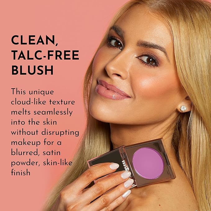 LAWLESS Pinch My Cheeks Soft-Blur Cream Blush - Cheeky - Premium Blush with Natural Ingredients to Re-Energize and Protect the Skin While Imparting a Soft, Cloudy Finish - 0.18 oz
