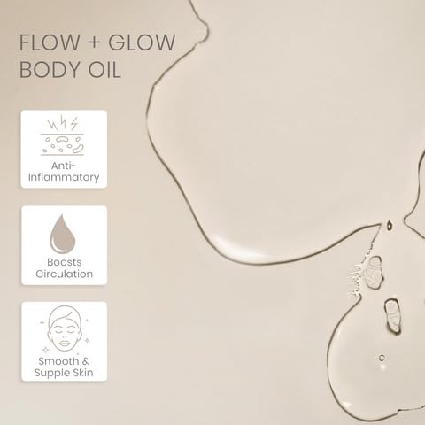 de la heart Flow + Glow Body Oil, 3.4 fl oz