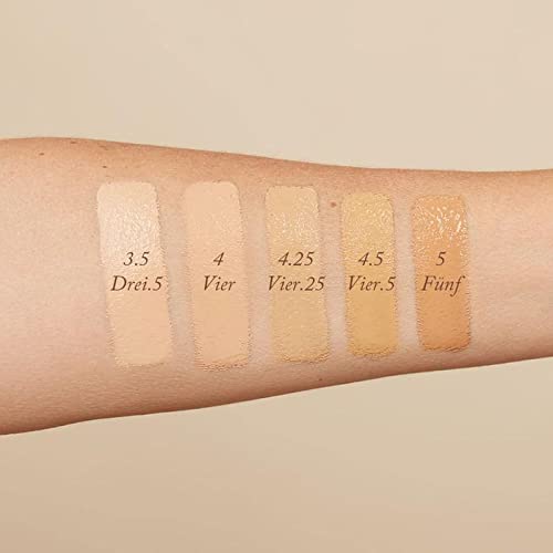 Monika Blunder Beauty - Blunder Cover Foundation/Concealer - Shade: 5 - Fünf - Medium/Deep, Warm Golden Undertones - Clean Beauty, All-In-One, Cruelty-Free, Fragrance-Free, Vegan - 0.62 oz