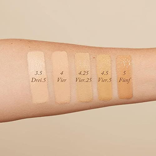 Monika Blunder Beauty - Blunder Cover Foundation Concealer - Shade: 4 - Vier - Medium, Neutral Peachy Undertones - Clean Beauty, All-In-One, Cruelty-Free, Vegan - 0.62 oz