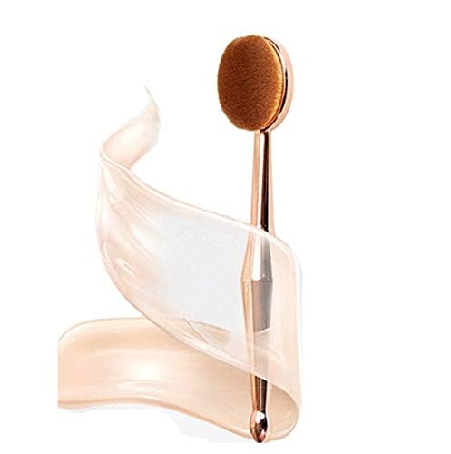 Oval Makeup Brush Set Upgraded Fast Flawless Application Toothbrush Foundation Concealer Blusher Liquid Cream Powder Cosmetic Blending Tools