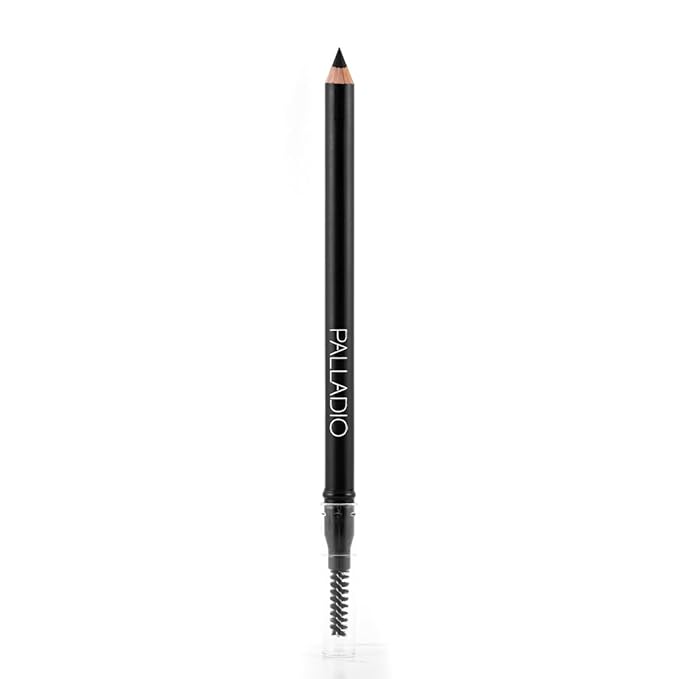 Palladio Brow Pencil & Brush for Eyebrows, Black