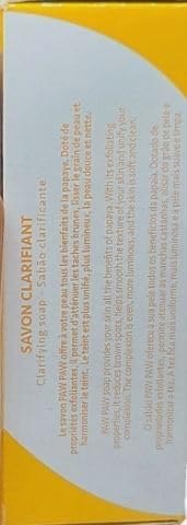 Paw Paw Skin & Body Clarifying Bar Soap Papaye Papaya Extracted with Vitamin E, 180g./6.3oz. (Pack of 6)