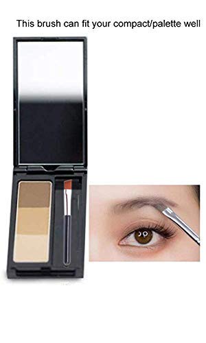 VOSAIDI 10pcs Eyebrow Portable Premium Quality Angled Eye Brow and Spoolie Mini Brush
