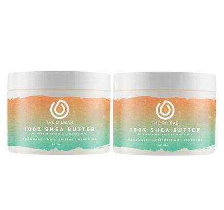 Purple Rain Scented 100% Shea Butter - 2 x 8 oz Jars
