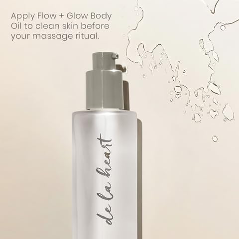 de la heart Flow + Glow Body Oil, 3.4 fl oz