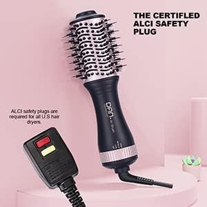 Small Hair DryerBrush，Blow Dry Brush, one Step HairDryer and volumizer,Brush HairDryer for Short Hair…