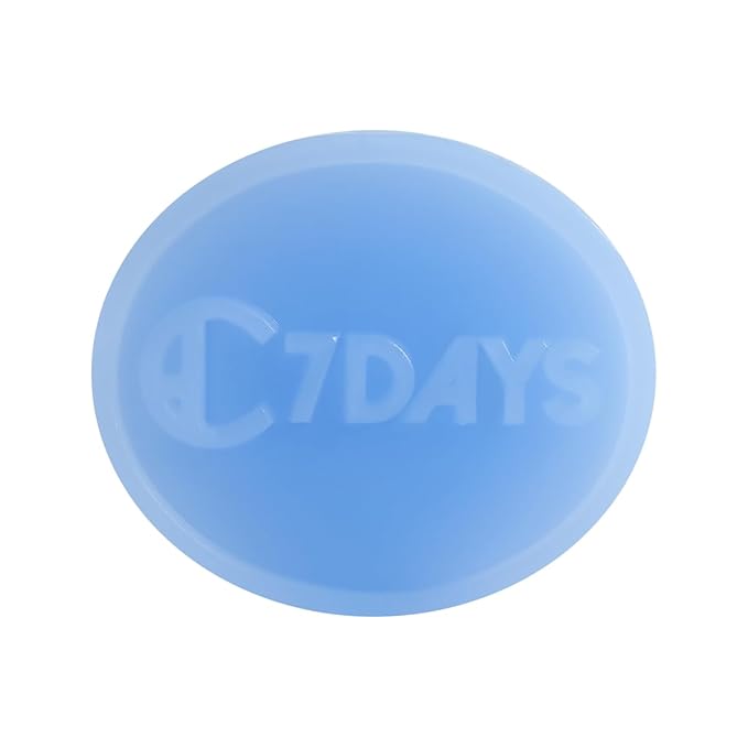 CDH7DAYS EWG VERIFIED VEGAN BAR SOAP/HANDMADE (MADE IN KOREA) Natural Body Soap Bar, Plant-Based, Handmade SOFT MILKY SOAP (Recommendation for MOTHER) (2, BLUE)