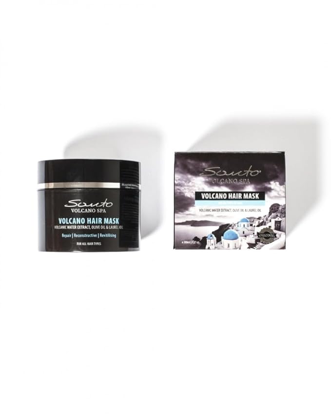 Volcano Hair Mask 200ml – Deep Hair Mask for Dry Damaged Hair – Reduces Breakage & Enhances Shine – Hair Treatment Mask for Dry, Damaged & Frizzy Hair