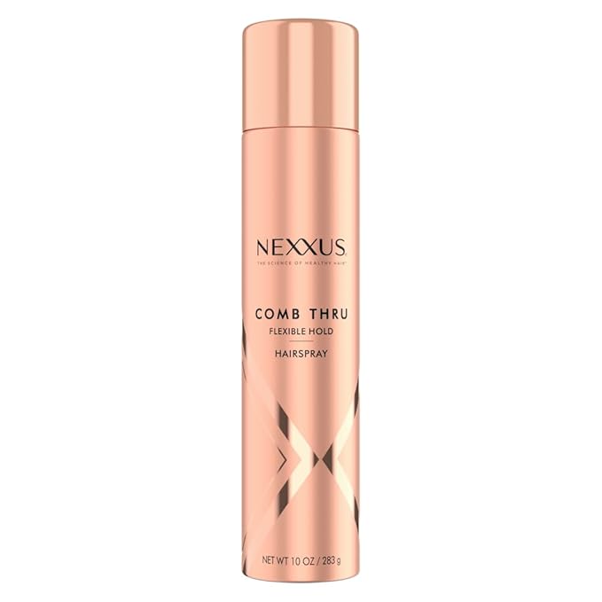 Nexxus Flexible Hold Hairspray Comb Thru for a Lightweight, Brushable Hold, with StyleProtect Technology 10 oz