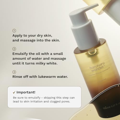 HARUHARU wonder Black Rice Moisture Cleansing Oil & 5.5 Soft Cleansing Gel Double Cleansing Duo Set