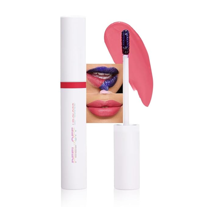 Matte Lip Stain Masque - Lip Liner Peel Off Lip Stain Tattoo, All Day Peel Off Lip Tint，Long Lasting Waterproof Transfer-proof Lip Mask Peel Off Lip Gloss,Stay Lip Makeup 03#