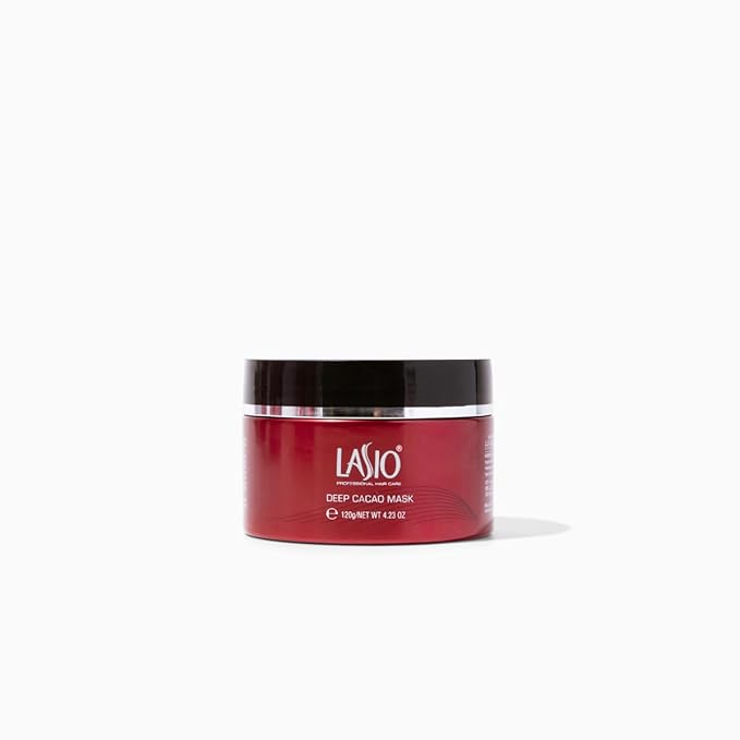 Lasio Hypersilk Deep Cacao Repair & Deep moisture hair mask – Hydrates, Rebuilds Hair Bonds, Repairs Damage with Keratin & Botanicals– Eliminates Frizz- Adds Shine & Increases Strength– 4.23oz