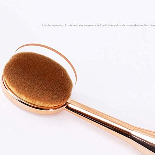 Oval Makeup Brush Set Upgraded Fast Flawless Application Toothbrush Foundation Concealer Blusher Liquid Cream Powder Cosmetic Blending Tools