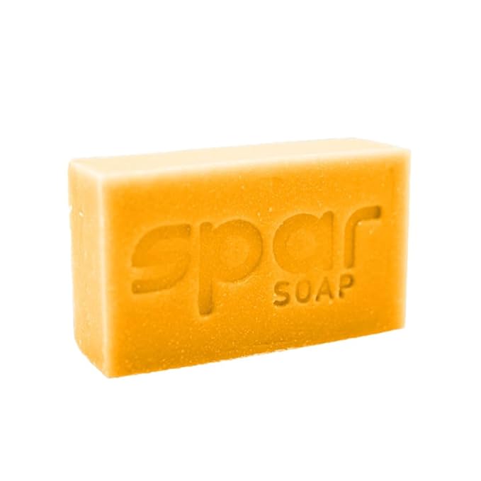 Spar Soap Citrus Bar (4 Ounce), Tangerine and Tea Tree, Antifungal Properties, For BJJ, Wrestlers, Grapplers, Men/Women, USA Made Body Soap, For Body Odor, With Shea Butter and Mango Butter