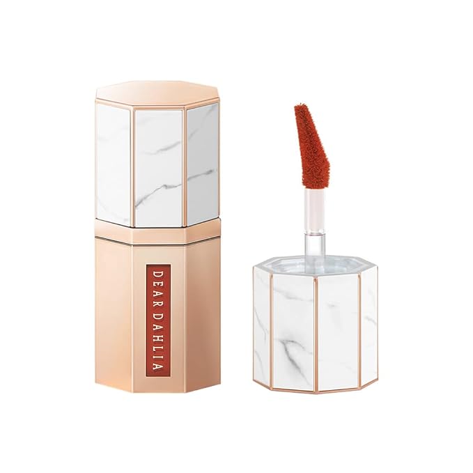 DEARDAHLIA Paradise Dream Velvet Lip Mousse (October) - Lightweight Soft-Matte Lip Tint with Buildable, Long-Lasting Color, Whipped Mousse Texture, Vegan & Cruelty-Free. 0.21 Fl Oz